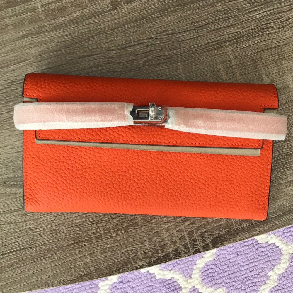 Genuine leather wallet NWT Kelly